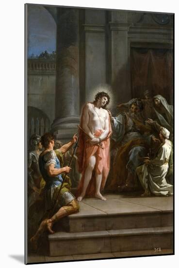 Cristo Ante Pilatos En El Pretorio, Ca. 1754, Italian School-Corrado Giaquinto-Mounted Giclee Print