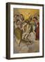 'Cristo En Brazos Del Padre Eterno', (Christ in Arms of the Eternal Father), 1577, (c1934)-El Greco-Framed Giclee Print