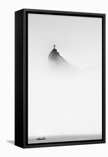 Cristo in the Mist-Trevor Cole-Framed Stretched Canvas