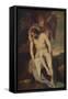 'Cristo Llorado Por Un Angel', (Dead Christ she Supported by an Angel)', 1646-1652, (c1934)-Alonso Cano-Framed Stretched Canvas