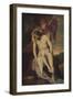 'Cristo Llorado Por Un Angel', (Dead Christ she Supported by an Angel)', 1646-1652, (c1934)-Alonso Cano-Framed Giclee Print