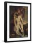 'Cristo Llorado Por Un Angel', (Dead Christ she Supported by an Angel)', 1646-1652, (c1934)-Alonso Cano-Framed Giclee Print