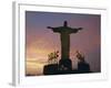 Cristo Redentor (Christ the Redeemer) on Mt. Corcovado Above Rio De Janeiro, Brazil, South America-Gavin Hellier-Framed Photographic Print