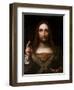 Cristo Salvator Mundi (Oil on Wood Panel)-Giovanni Pedrini Giampietrino-Framed Premium Giclee Print