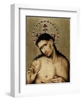 Cristo Varón De Dolores, Ca. 1500-Juan Sánchez De San Román-Framed Giclee Print