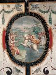 Cloelia Passing the Tiber, Mid of 16th C-Cristofano Gherardi-Framed Giclee Print