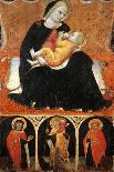 Panel with Madonna of the Humility and Saints Christopher-Cristoforo Di Jacopo Biondi Da Bologna-Framed Giclee Print