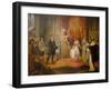 Cristopher Columbus at the Court of Catholics Kings, 1850-Juan Cordero-Framed Giclee Print