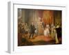 Cristopher Columbus at the Court of Catholics Kings, 1850-Juan Cordero-Framed Giclee Print