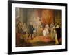 Cristopher Columbus at the Court of Catholics Kings, 1850-Juan Cordero-Framed Giclee Print