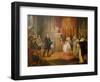 Cristopher Columbus at the Court of Catholics Kings, 1850-Juan Cordero-Framed Giclee Print