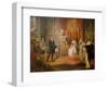 Cristopher Columbus at the Court of Catholics Kings, 1850-Juan Cordero-Framed Giclee Print