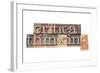 Critical Thinking-PixelsAway-Framed Art Print