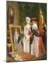 Critics on Costume, Fashions Change-John Callcott Horsley-Mounted Giclee Print