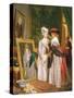 Critics on Costume, Fashions Change-John Callcott Horsley-Stretched Canvas