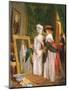 Critics on Costume, Fashions Change-John Callcott Horsley-Mounted Giclee Print