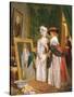 Critics on Costume, Fashions Change-John Callcott Horsley-Stretched Canvas