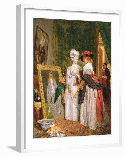 Critics on Costume, Fashions Change-John Callcott Horsley-Framed Giclee Print