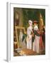 Critics on Costume, Fashions Change-John Callcott Horsley-Framed Giclee Print