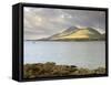 Croagh Patrick Mountain and Clew Bay, from Old Head, County Mayo, Connacht, Republic of Ireland-Gary Cook-Framed Stretched Canvas