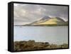 Croagh Patrick Mountain and Clew Bay, from Old Head, County Mayo, Connacht, Republic of Ireland-Gary Cook-Framed Stretched Canvas