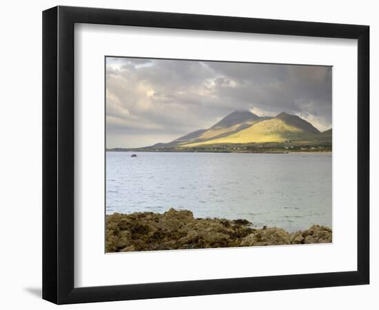 Croagh Patrick Mountain and Clew Bay, from Old Head, County Mayo, Connacht, Republic of Ireland-Gary Cook-Framed Photographic Print