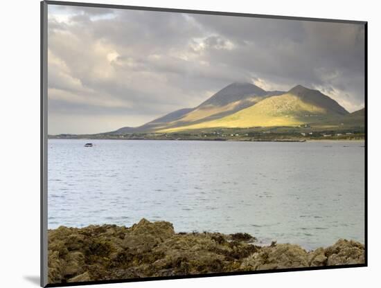 Croagh Patrick Mountain and Clew Bay, from Old Head, County Mayo, Connacht, Republic of Ireland-Gary Cook-Mounted Photographic Print