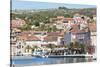 Croatia, Brac, Milna. Waterfront cafe.-Trish Drury-Stretched Canvas