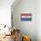 Croatia Country Flag - Barnwood Painting-Lantern Press-Mounted Art Print displayed on a wall