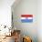 Croatia Country Flag - Letterpress-Lantern Press-Art Print displayed on a wall