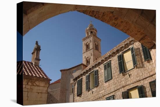 Croatia, Dalmatia, Dubrovnik, Dominican Monastery Exterior-null-Stretched Canvas