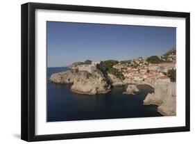 Croatia, Dalmatia, Dubrovnik, Lovrijenac Fortress Near Old Town-null-Framed Giclee Print