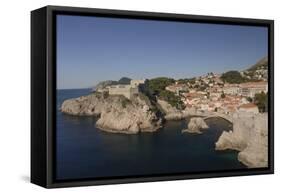 Croatia, Dalmatia, Dubrovnik, Lovrijenac Fortress Near Old Town-null-Framed Stretched Canvas