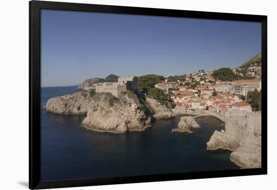 Croatia, Dalmatia, Dubrovnik, Lovrijenac Fortress Near Old Town-null-Framed Giclee Print