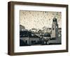 Croatia, Dalmatia, Dubrovnik, Old Town (Stari Grad), Clock Tower Surrounded by Birds-Alan Copson-Framed Photographic Print