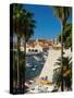 Croatia, Dalmatia, Dubrovnik, Old Town (Stari Grad), Old Harbour-Alan Copson-Stretched Canvas