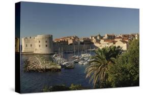 Croatia, Dalmatia, Dubrovnik, Port Near Old Town-null-Stretched Canvas