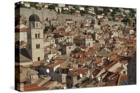Croatia, Dalmatia, Dubrovnik, Rooftops of Old Town-null-Stretched Canvas