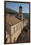 Croatia, Dalmatia, Dubrovnik, Stradun and Bell Tower of Franciscan Monastery-null-Framed Giclee Print