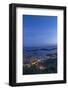 Croatia, Dalmatia, Hvar, Looking Down on Hvar Town and Harbor-Rob Tilley-Framed Photographic Print