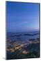 Croatia, Dalmatia, Hvar, Looking Down on Hvar Town and Harbor-Rob Tilley-Mounted Photographic Print