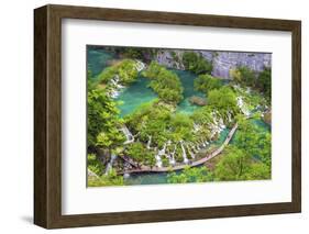 Croatia, Dalmatia, Karlovac, Plitvice, Plitvice national park, Lower lakes-Jordan Banks-Framed Photographic Print