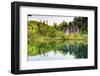 Croatia, Dalmatia, Karlovac, Plitvice, Plitvice national park, Waterfall at the high lakes-Jordan Banks-Framed Photographic Print