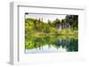 Croatia, Dalmatia, Karlovac, Plitvice, Plitvice national park, Waterfall at the high lakes-Jordan Banks-Framed Photographic Print