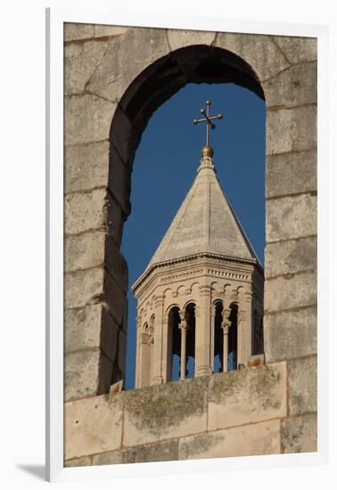 Croatia, Dalmatia, Split, Bell Tower of Cathedral of St Domnius-null-Framed Giclee Print