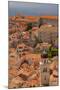Croatia, Dubrovnik, a historic walled city and UNESCO World Heritage Site, red tile roofs-Merrill Images-Mounted Photographic Print
