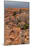 Croatia, Dubrovnik, a historic walled city and UNESCO World Heritage Site, red tile roofs-Merrill Images-Mounted Photographic Print