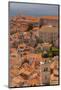 Croatia, Dubrovnik, a historic walled city and UNESCO World Heritage Site, red tile roofs-Merrill Images-Mounted Photographic Print