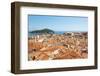 Croatia, Dubrovnik. Dense walled city, Adriatic, Lokrum Island.-Trish Drury-Framed Photographic Print