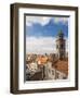 Croatia, Dubrovnik. Dominican monastery red rooftops and churches of Dubrovnik.-Julie Eggers-Framed Photographic Print